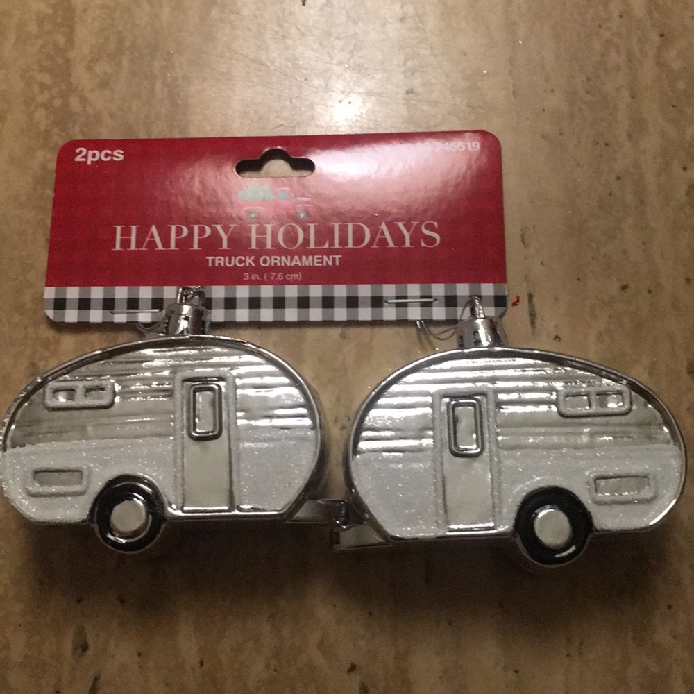 Truck Ornaments 2 pcs each